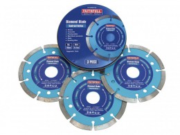 Faithfull Contract Diamond Blade Set 3 piece £13.99